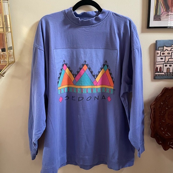 Vintage Oversized Sedona Long-sleeved Tee - Picture 7 of 9
